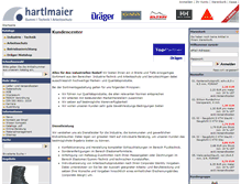 Tablet Screenshot of hartlmaier.de